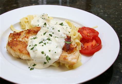 Chicken With Creamy Parmesan Sauce Recipe