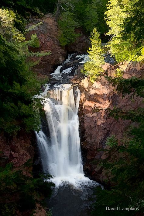 "Copper Falls State Park II" by David Lampkins | Redbubble