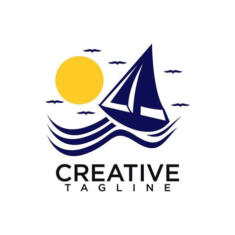 Sail logo design 3086740 Vector Art at Vecteezy