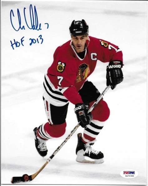 Chris Chelios Autographed Photo - The Autograph Source