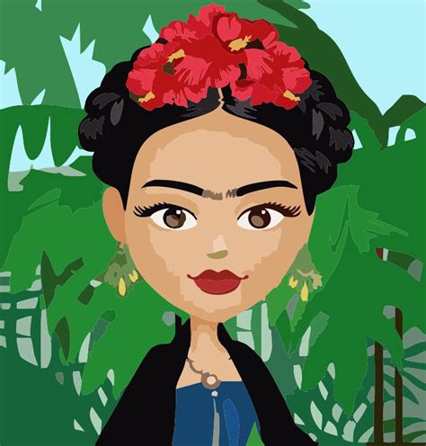 Frida Kahlo 3 - Openclipart