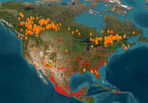 Where are the wildfires in Canada? Map shows areas with worst air ...