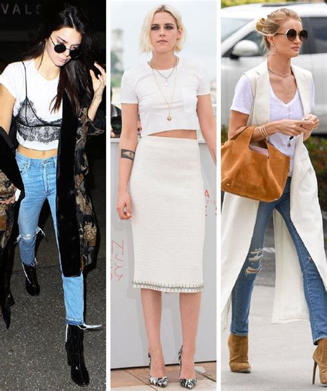 3 Tips for Styling a White T-shirt from Hollywood’s Celebs - NiceStyles ...