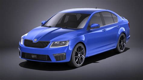 Skoda Octavia RS Sedan 2015 (V-Ray) 3D Model by SQUIR