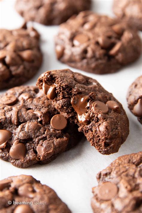 Gluten Free Chocolate Cookies – the BEST Brownie Cookies! - Beaming Baker