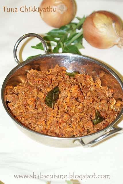 Tuna chikkiyathu /spicy tuna thoran (stir-fried tuna with spices) - Recipe Petitchef