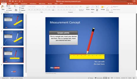 Free Measurement Concept PowerPoint Template & Presentation Slides