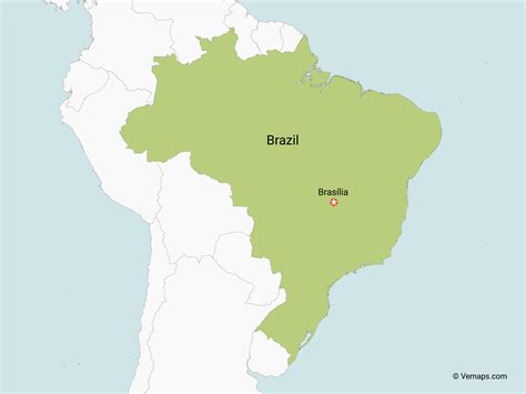 Brazil Map / Brazil Map Road Worldometer : Political map of brazil with cities.