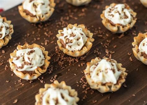 Chocolate Mousse Cream Cheese Phyllo Dessert Cups