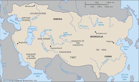 Mongol empire - Organization of Genghis Khan’s empire | Britannica