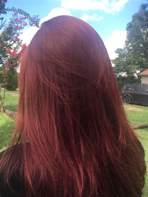 Ion Color Brilliance Red On Dark Hair | Lets Talk About Paintcolor Ideas