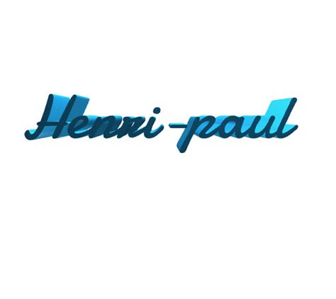 STL file Henri-paul・Design to download and 3D print・Cults