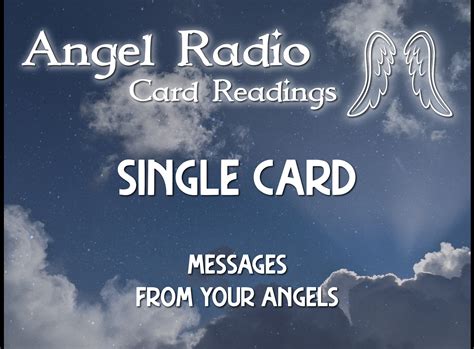 Angel Card Reading Single Card - Etsy