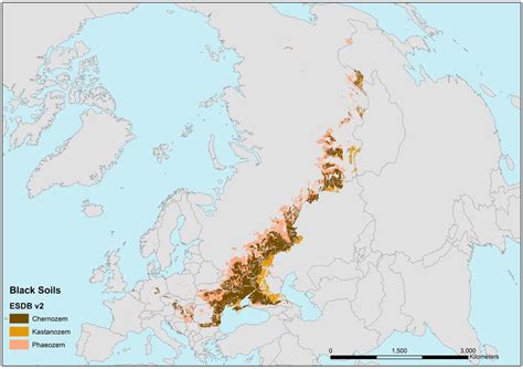 Map of chernozems (black soils) in Eurasia : MapPorn