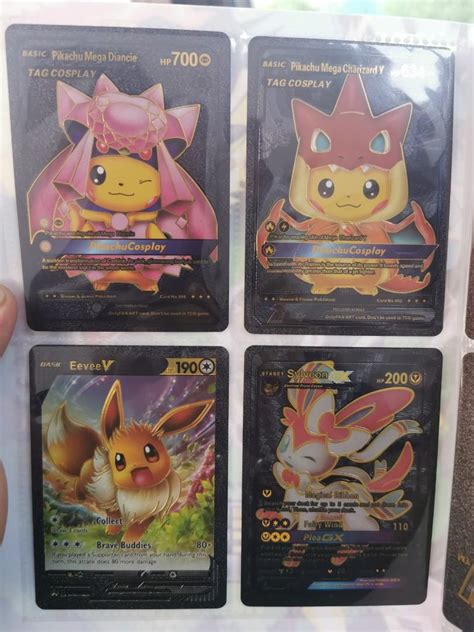 RARE CHARIZARD POKEMON METAL CARDS, Hobbies & Toys, Toys & Games on ...