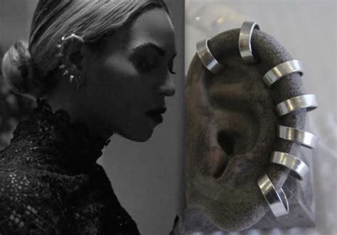 Beyonce Yours And Mine Video 7 Ear Cuffs by moviestarjewelry | Ear cuff, Mens bracelet, Unique ...