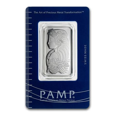 1 oz Platinum Bars PAMP Suisse (In Assay) - Bullion Mart