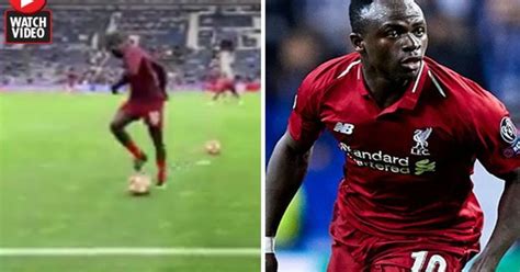 Liverpool star Sadio Mane had some OUTRAGEOUS skills ahead of Champions ...