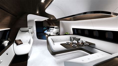 Mercedes Dreams Up A Sy Interior For Private Jets Wired