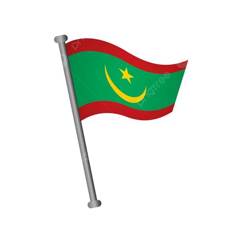 Mauritania Flag Icon, Mauritania, Flag, Mauritania Flag PNG and Vector with Transparent ...