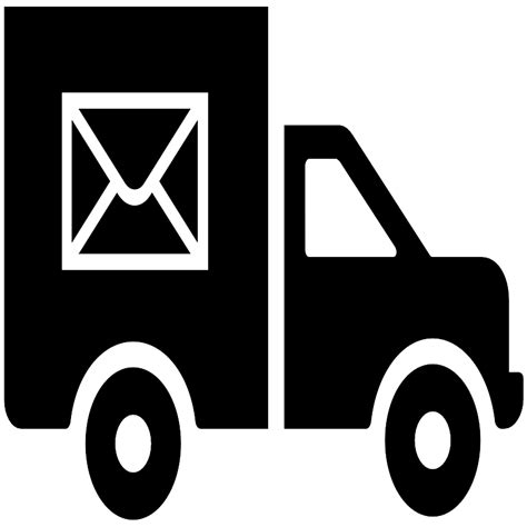 Mail Truck Truck Vector SVG Icon - SVG Repo