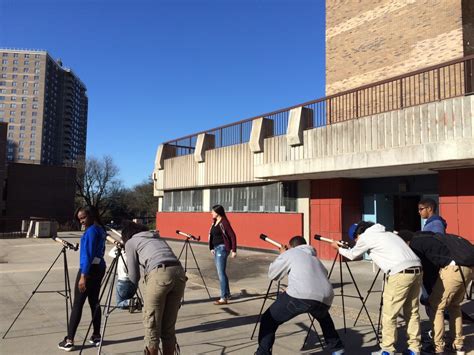 Astronomy Students Look Upward with New Telescopes – Harry S Truman High School