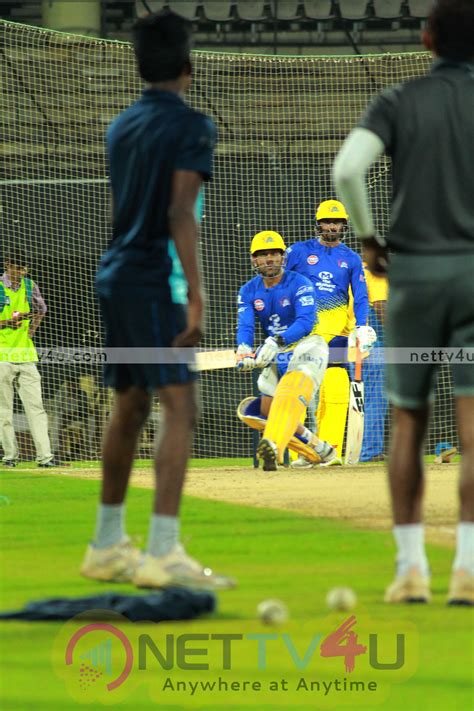 Chennai Super Kings Team Practice Images | 551804 | Movie Press Meet ...