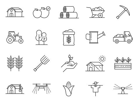 20 Agriculture Vector Icons