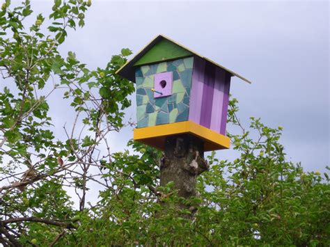 Buckethead Clay: A New Birdhouse. And birds inside!! I swear!