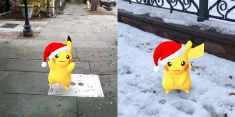 The Best #HolidayPikachu Catches on the Pokémon Go Update | Inverse