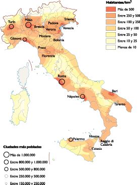 Italy Population map | Order and download Italy Population map