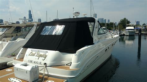 46' Sea Ray - Full Enclosure | Chicago Marine Canvas | Custom Boat Covers