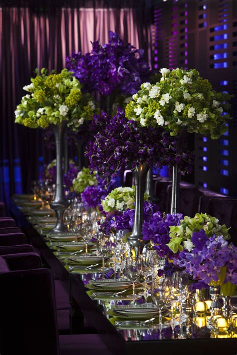 10+ Mesmerizing Your Wedding Flowers Ideas | Purple wedding decorations, Green themed wedding ...