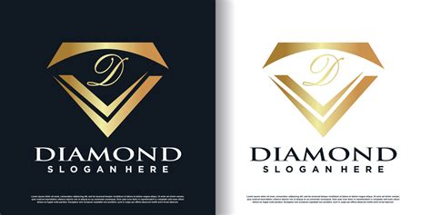 diamond logo design vector with creative concept premium vector ...