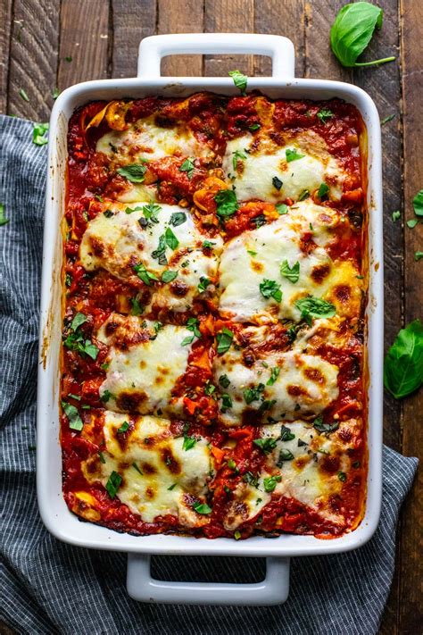 Easy Eggless Lasagna Recipe | Dandk Organizer