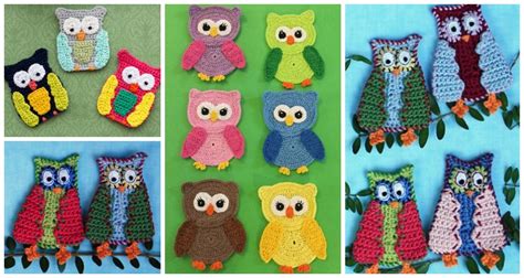 Owl Applique Crochet Free Patterns - Crochet & Knitting
