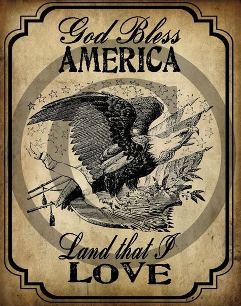 Primitive Vintage God Bless America American Eagle Jpeg | Etsy | Patriotic pictures, Primitive ...