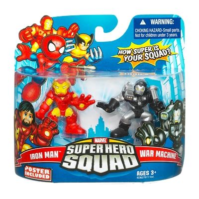 Iron Man War Machine Super Hero Squad