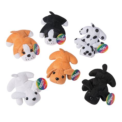 Mini Plush Dogs - Party Favors - 12 Pieces - Walmart.com