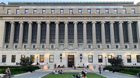 Columbia’s library building features only male authors. After 3 decades of trying, these ...