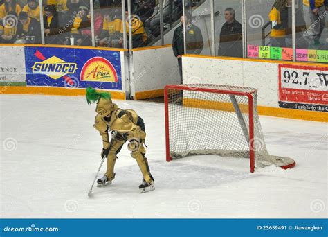 Clarkson Mascot In NCAA Hockey Game Editorial Photo - Image: 23659491