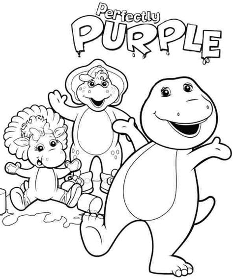 20+ Free Printable Barney and Friends Coloring Pages - EverFreeColoring.com