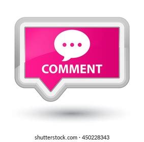 Comment Conversation Icon Orange Banner Button Stock Illustration 444532150 | Shutterstock