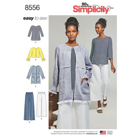 Simplicity Women's Easy To Sew Separates Sewing Pattern, 8556 | Easy ...