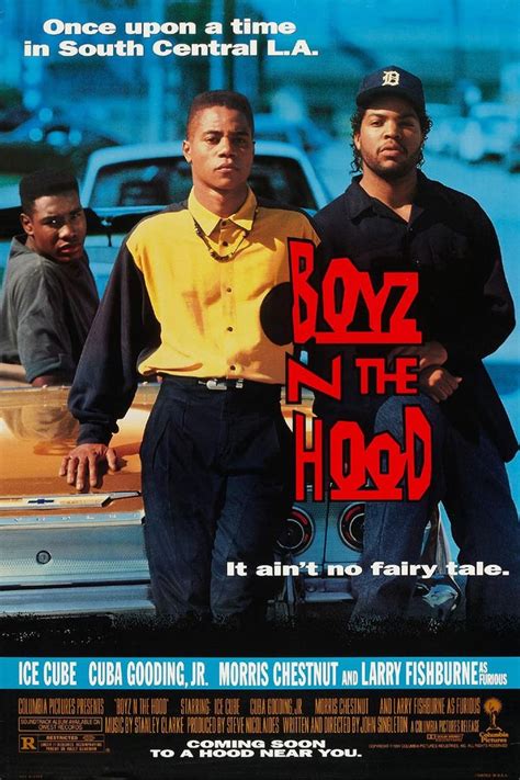 Boyz N The Hood '1991' Poster For Sale at 1stDibs | boyz n the hood poster, boys in the hood poster