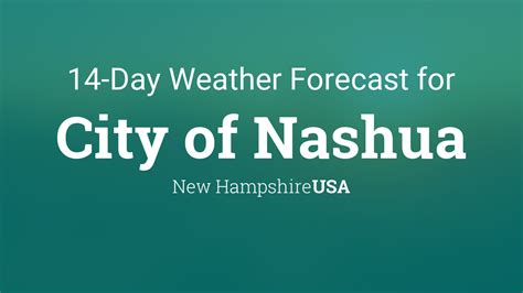 City of Nashua, New Hampshire, USA 14 day weather forecast