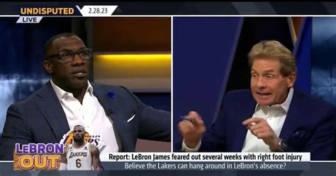 Shannon Sharpe cries 'are you calling LeBron James a liar?' during ...