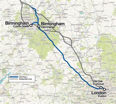 Hs2 Rail Route Map