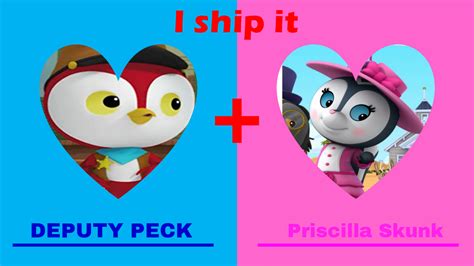 I ship it: Deputy Peck x Priscilla Skunk by 7000Productions on DeviantArt