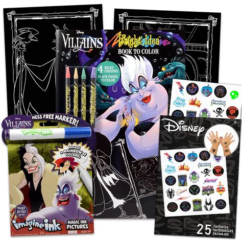 Buy Classic DisneyDisney Villains Coloring and Activity Book Set for ...